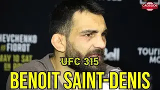 Benoit Saint-Denis on Prepolec Finish, Gamrot Callout | UFC 315
