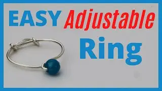 Simple Adjustable Small Size Ring Tutorial // Quick and Easy Beginner Project