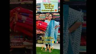 Don't Miss this chance Day by Day OFFER 🫴😍 #saree #trending #comedy #handloomsaree#viralvideo #drape