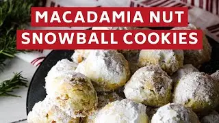 MACADAMIA NUT SNOWBALL COOKIE | The Ultimate Christmas / Holiday Cookie Recipe | Keeping It Relle