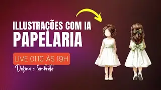 Como usar IA para criar ILUSTRAÇÕES de CONVITES daminhas e pajens | Inspirações e passo a passo