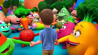 Tommy and the Talking Tomato 🍅  Healthy Food Song for Kids  D and R Kids Channel