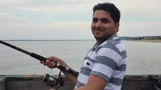 SHARK FISH 🦈 CATCH BAYSHORE WATERFRONT PARK PORT MONMOUTH NEW JERSEY USA 🇺🇸
