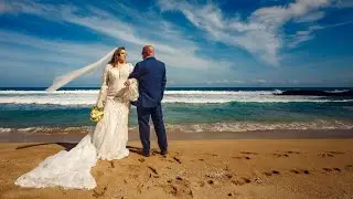 Idalia & Alan's beach wedding in Puerto Rico
