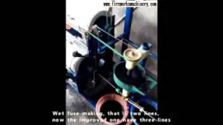 Wet paper fuse making machine, fuse machine