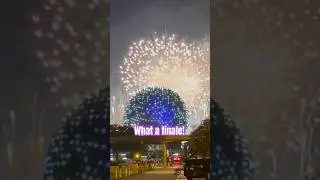 The finale of Epcot&rsquo;s Luminous fireworks show! #disney #shorts #disneyworld #disneyparks #epcot