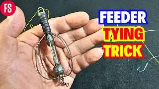 How To Tie a Simple Feeder or Bottom Fishing Rig? | Fishing Skill | D.I.Y. Fishing | Homemade Feeder