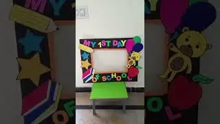 my first day at work Craft. DIY easy paper craft ideas for kids #craft #kindergarten #school
