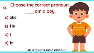 Can You Pass This Grade 1 English Test? | 20 Challenging Questions!