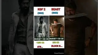 Kgf 2 vs beast movie box office collection comparison #kgf2 #beast #shorts