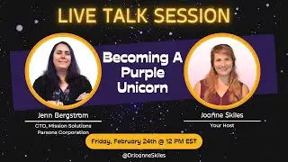 Becoming A Purple Unicorn - Live Talk Session with Jenn Bergstrom