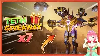 7X TETH giveaway and Hastatus gameplay - WAR ROBOTS     #wrunity   #WRWinTeth