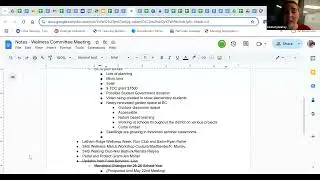 Health & Wellness Committee Meeting - 3/20/25