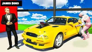 Угон всех машин у Джеймса Бонда в GTA 5