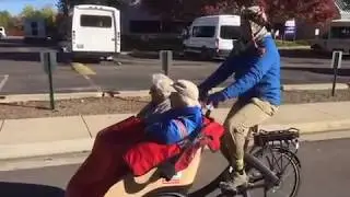 You're never too old for a bike ride!
