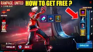 RAMPAGE 4. ALL FREE REWARDS| free fire new event| ff new event today| new ff event| Garena free fire