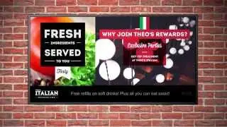Screentown Digital Signage | Restaurant Demonstration