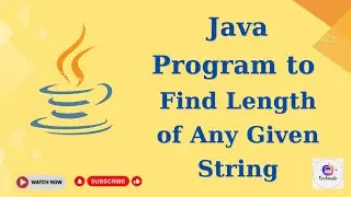 Java program to find length of any String | #corejava #java