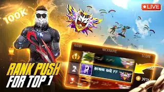 20k TARGET || New Season Grandmaster Top 1 PUSH...SNIPER KING ?? Free Fire LIVE