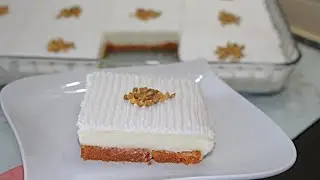 BORCAM TATLISI Karamelli şerbetli etimek tatlısı