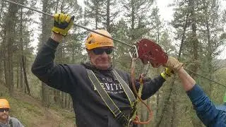 Zip-lining Denver Adventures, Conifer CO
