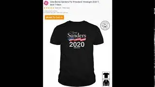 Vote Bernie Sanders For President! Hindsight 2020 T Shirt T Shirt