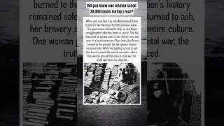 The Woman Who Saved Iraq&rsquo;s History 📚 #shorts #HistoryShorts #InspirationalStories #UntoldStories