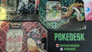 Lucky or?... Paldean Fates Tins / Are they worth it? PokeDesk Pok&eacute;mon Card Opening