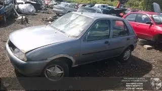 FORD FIESTA 1997 1 3 1299CM3 44KW BENZINAS MECHANINE HACBEKAS4 5D EU PILKA EURO IMPEX UTENA