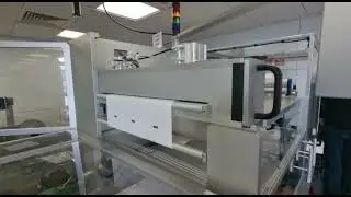 Shawpak Pouch Machine 4SS with robot loading and edge trim