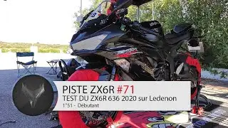 🏍 #zx6r #zx636r [PISTE ZX6R#71] TEST 636 2020 SUR LEDENON !