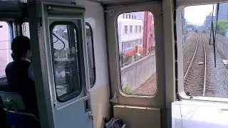 【車内放送】特急うずしお7号（185系　女性運転士・運転台前面展望　JR四国チャイム　高松－栗林）