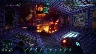 System Shock Remake's neat gibbing effect