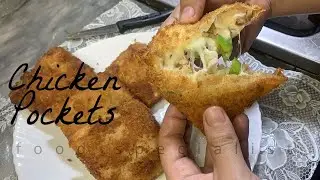 Crispy chicken pocket recipe||Pocket Chicken||Chicken Box Patties||Chicken parcel || iftaar recipes