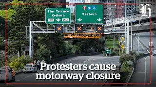 Protesters cause motorway closure | nzherald.co.nz