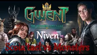 Gwent The Witcher Card Game Scoia'tael (Harmony) vs Monsters gameplay