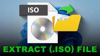 Как извлечь ISO-файл в Windows 11 2024 #ISOFileExtraction #TechTutorials