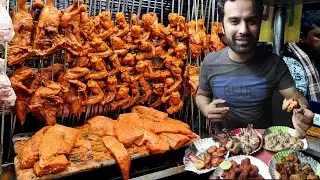 SABSE SASTA AUR BEHTREEN CHICKEN & FISH POINT. NARENDAR JI KI FRY FISH aur TANGRI. Delhi Street Food