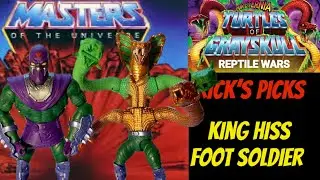 Review of the King Hiss action figures from Masters of the Universe, Turtles of Grayskull by Mattel