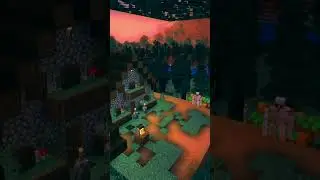 Taiga Village 🛖 | ☀️ Day/Night 🌙 Cycle #minecraft #calmingmusic #ambient