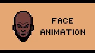 Pixel Art Face Animation Process