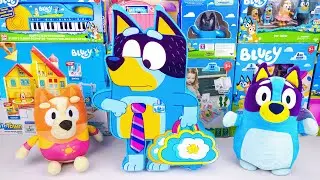 Bluey Toy Collection Unboxing Review 💙 Mystery Doctor Bandit Box & Beach Talking Bingo Plush