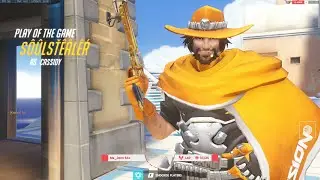 POTG! Gale Cassidy Gamepay - MCCREE OVERWATCH GAMEPLAY SEASON 30 TOP 500