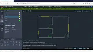 Planta baixa  no AUTOCAD Web