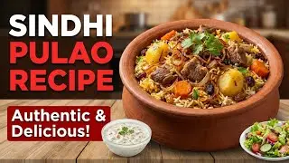 AUTHENTIC SINDHI PULAO RECIPE/A DAY IN MY LIFE VLOG/MADE BY AAPA MINI WORLD 