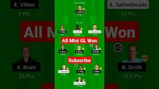 MNR-W vs TRT-W The Hundred Women 2022 Dream 11 team All Mini Gl Won #dream11 #shorts #youtubeshorts