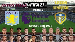 Aston Villa vs Leeds United - Premier League (23 October 2020) - FIFA 21 analysis