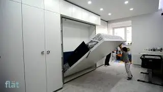 #projects FLAT - Child room with wall bed. 2 Boys