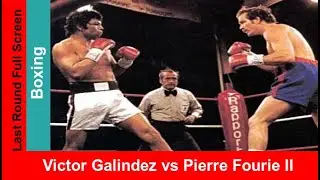 Victor Galindez (Argentina) vs Pierre Fourie (South Africa, blue trunks) II, Highlights Galindez win