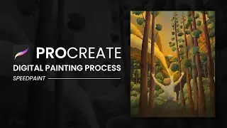 Procreate Digital Painting | Speed Painting | Nature Art | Sketchbook 2020